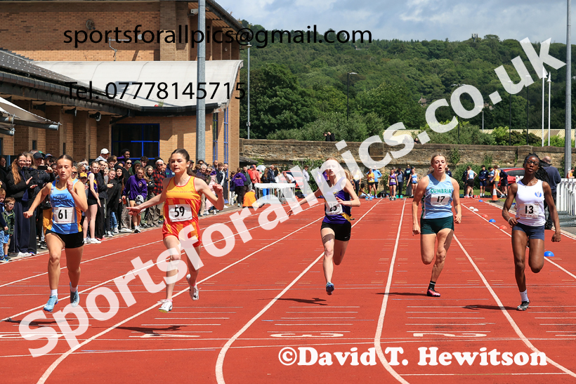 Sprints, 2026 Northern Schools Inter Counties, Wentworth, Hexham. Photo: David T. Hewitson/Sports for All Pics